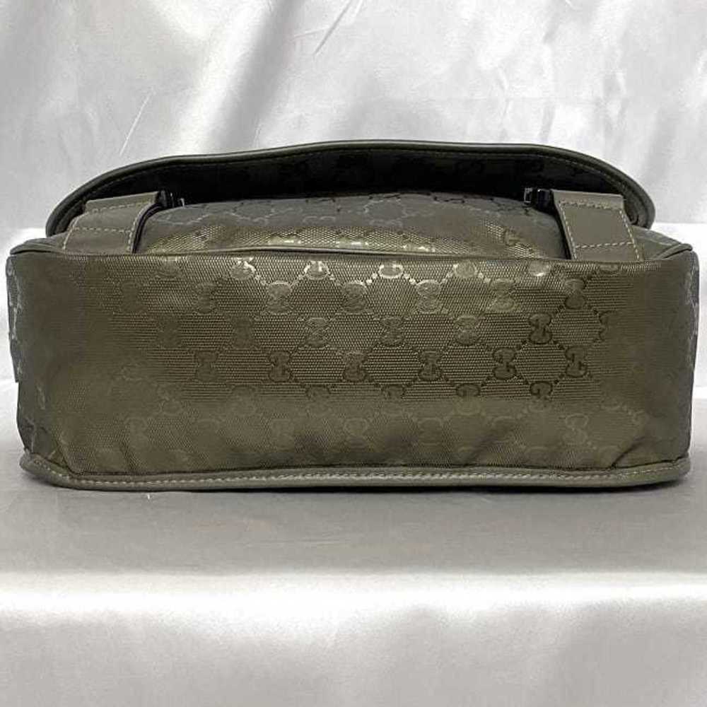 GUCCI Green Leather Shoulder Bag - Picture 4 of 11